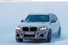 Bắt gặp một nguyên mẫu thử nghiệm của X3 M lộ ngoại thất