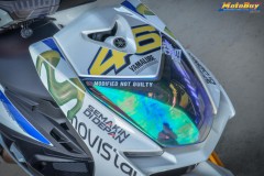 Cygnusx 125 độ đậm chất thể thao với bộ cánh Movistar của biker xứ Đài