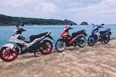 Exciter 135 độ hại não vẫn thanh thoát và đẹp theo phong cách tinh tế