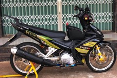 Exciter 135 độ dọn nhẹ nhàng với ống xả người em Ex150