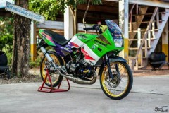 Kawasaki Kips 150 độ đơn giản gây ấn tượng mạnh của biker xứ chùa vàng