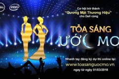 Dell tiếp tục đồng hành cùng Intel tổ chức cuộc thi Tỏa sáng ước mơ