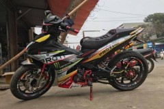 Exciter 150 độ đầy máu lửa với dàn chân hấp dẫn của biker Phú Thọ