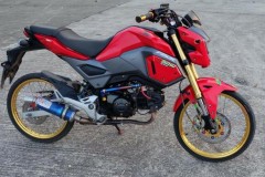 MSX 125 trở nên hầm hố hơn khi qua tay của biker Thailand