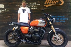 Triumph lộ diện bản độ thuần túy mang tên Marscustom