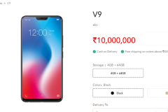 Vivo V9 lộ diện toàn bộ thông tin trên website chính thức của công ty