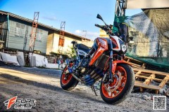 Honda CB650F đặc sắc qua tông màu cam lòe loẹt