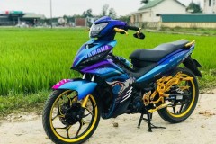 Exciter 135 độ - chú cá mập hung tợn trên nền chuyển màu đầy tinh tế