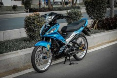 Exciter 135 trang bị nhiều đồ chơi chất điệu đà khoe dáng trên phố