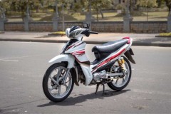 Jupiter 110 độ xinh xắn với bộ cánh trắng ngọc trinh