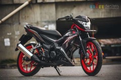 Sonic 150r độ cứng cáp với loạt nâng cấp hàng hiệu