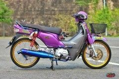 Cub Fi độ sắc tím mộng mơ với khối đồ chơi công nghệ