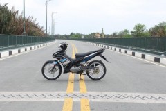 Exciter 135 độ phong cách Hp4 khoe dáng bên khu Sala Q2