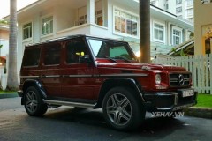 Bắt gặp Mercedes-AMG C63 ngoại thất màu Tomato Red bên đường