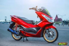 PCX 150 độ ấn tượng với dàn chân cực bén của biker nước bạn