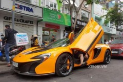 Sài Gòn: Bắt gặp "người đẹp" McLaren 650S Spider độ P1 dạo phố cuối tuần