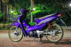 Wave 125i độ giản đơn tạo nét trong đêm với vẻ đẹp gây mê