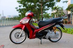 Wave 125i độ siêu đẹp khoe dáng chiều nắng tàn