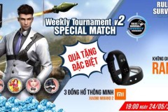 19h tối nay nhận ngay đồng hồ thông minh Xiaomi Miband 2 tại ROS Mobile Weekly Tournament