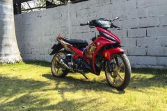 Exciter 135 độ trái 62 đi đôi cùng loạt đồ chơi hàng hiệu