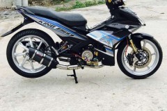 Exciter 150 độ hầm hố với đôi chân đánh cắp từ NSR 150