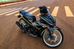 Exciter 150 độ siêu nhẹ nhàng khoe dáng trên phố