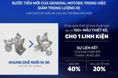 Bước tiến mới của GM trong việc giảm trọng lượng xe