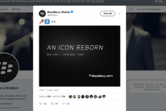 BlackBerry KEY2 sẽ chính thức xuất hiện vào lúc 10 giờ sáng ngày 7 tháng 6