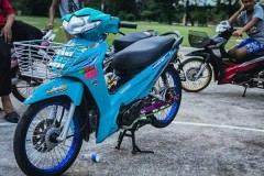 Wave 110 độ quyến rũ người xem với sự tinh tế cao của biker Thái