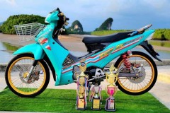 Wave 125i độ hack não người xem bởi hệ thống phanh không giống ai