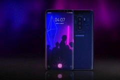 Chiêm ngưỡng concept Galaxy S10 với 3 camera mặt sau và nửa phía trên trong suốt