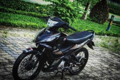 Phong cách Full Black của Exciter 135 độ siêu lịch lãm