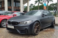 BMW M3 2016 thu hút nhiều sự chú ý với bộ mâm Vossen màu đồng