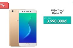 Điện Thoại OPPO F3 giảm giá chỉ còn 3.990.000đ