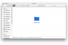 Hướng dẫn thay đổi màu sắc thư mục trên hệ điều hành macOS