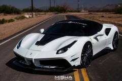 Misha Designs tự tin có thể tạo ra hai bản Ferrari 488 hung hăng và dữ tợn hơn
