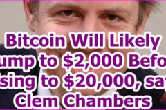 Clem Chambers dự đoán giá Bitcoin có thể về 2k trước khi có thể tăng trưởng 100k