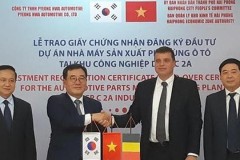 Công ty Hàn Quốc đầu tư khu sản xuất phụ tùng ô tô gần nhà máy VinFast