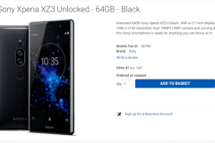 Xperia XZ3: 5.7 inch, Snapdragon 845, RAM 6G, camera kép, pjn 3240 mAh, giá 22,9 triệu