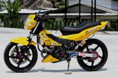 Sonic 125 độ - màn lột xác thành siêu phẩm của dân chơi Thái