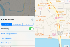Apple Map Việt Nam đã có thể hiện thị tình hình giao thông theo thời gian thực
