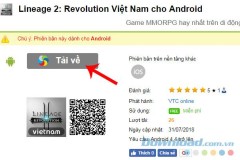 Hướng dẫn tải và cài đặt Lineage2 Revolution Vietnam