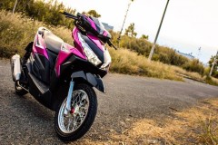 Click 125 độ hạ bánh căm trên mảnh đất tận cùng Tổ Quốc