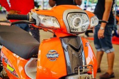Cub Fi độ hại não với hệ thống phanh 'xem xong ngã ngửa' của biker Thái