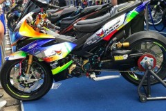 Chi tiết Exciter 150  bản độ mang phong cách BMW S1000RR