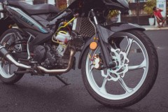 Exciter 150 độ 'Show' dàn đồ chơi chất trong bóng tối huyền bí