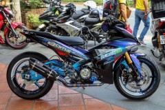 Exciter 150 độ siêu khiếp với option đồ chơi gây mê của biker Đồng Nai