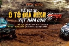 Giải đua xe ô tô địa hình VOC 2018 sẽ diễn ra trong 2 ngày cuối tháng 9