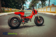 Honda Chaly độ bánh béo, phuộc “hành trình ngược” cực độc ở Tây Ninh