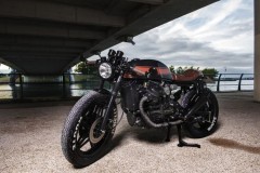Honda CX500 Bản tùy chỉnh đầu tay của Raimonds Junkers